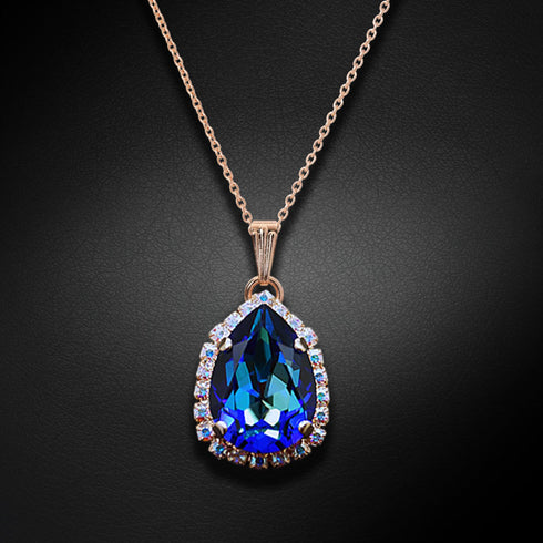 Кулон "Debesu Piliens III (Bermuda Blue)" с кристаллами Swarovski™